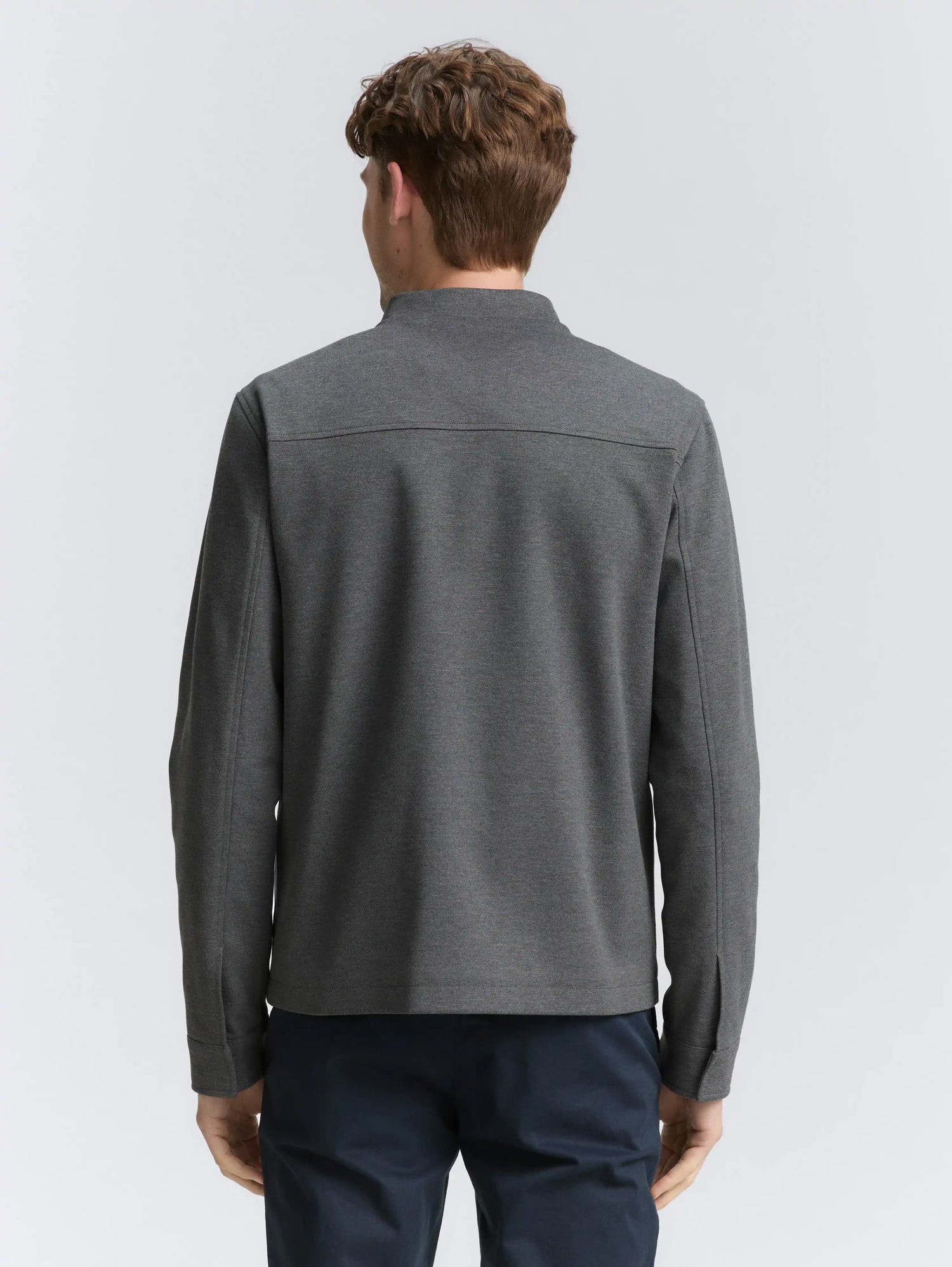 Tom Tailor_0_PiquŽ Blouson Jacket with Bomber Collar_1047274_38807_04