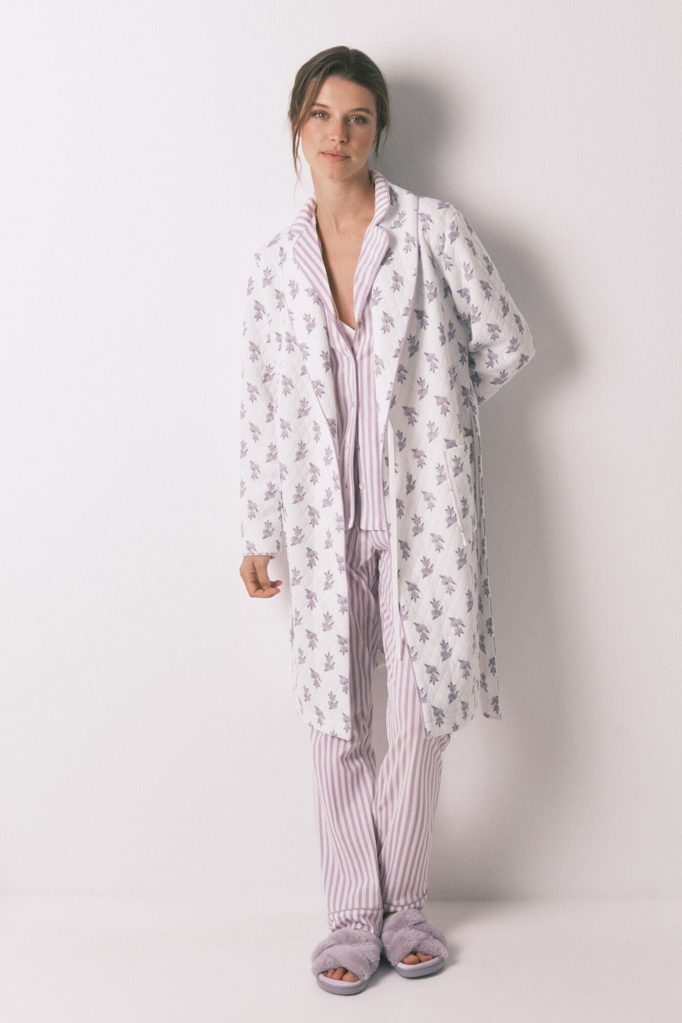 Women Secret_Ivory_Ivory Floral Puffer Midi Robe_3142302_96_07