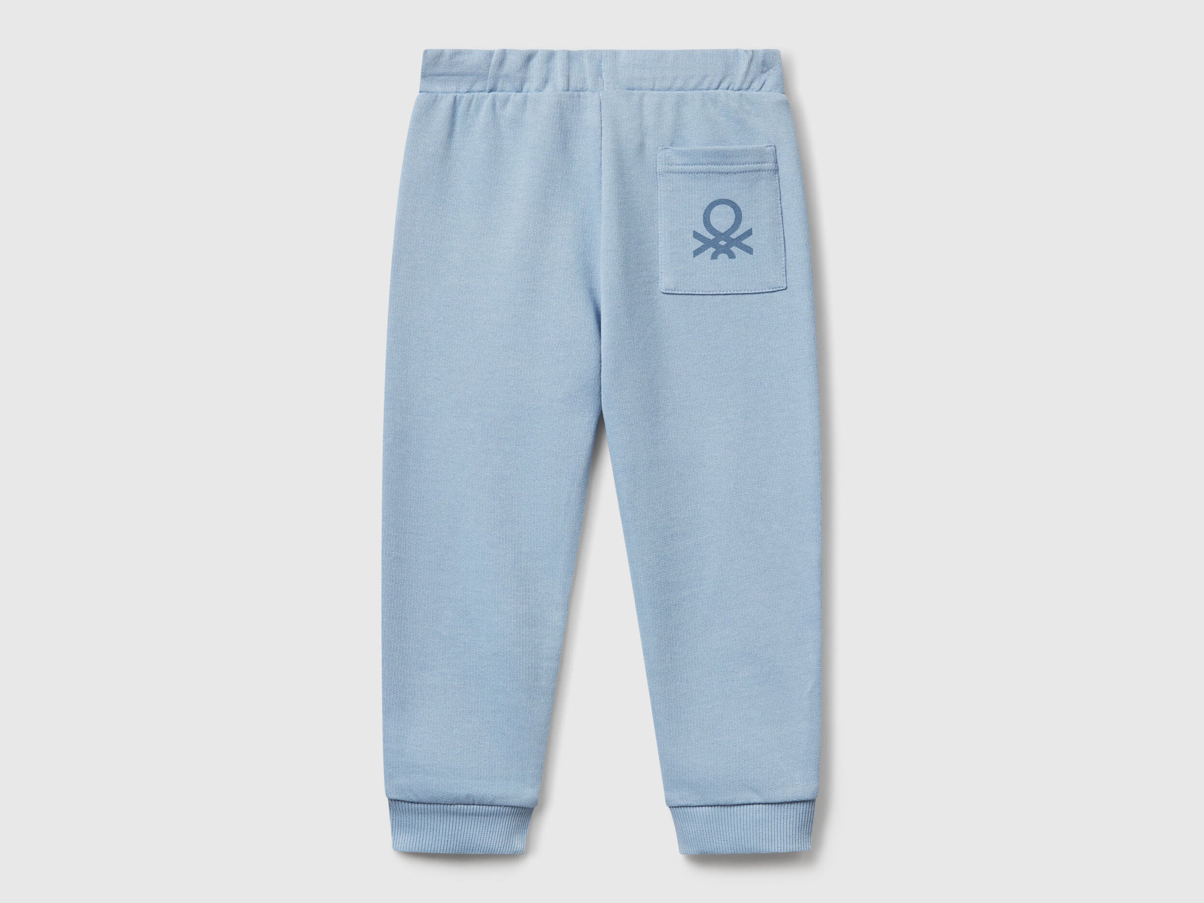 Beneton_Cotton Trousers with Logo_3J70GF010_0W2_02
