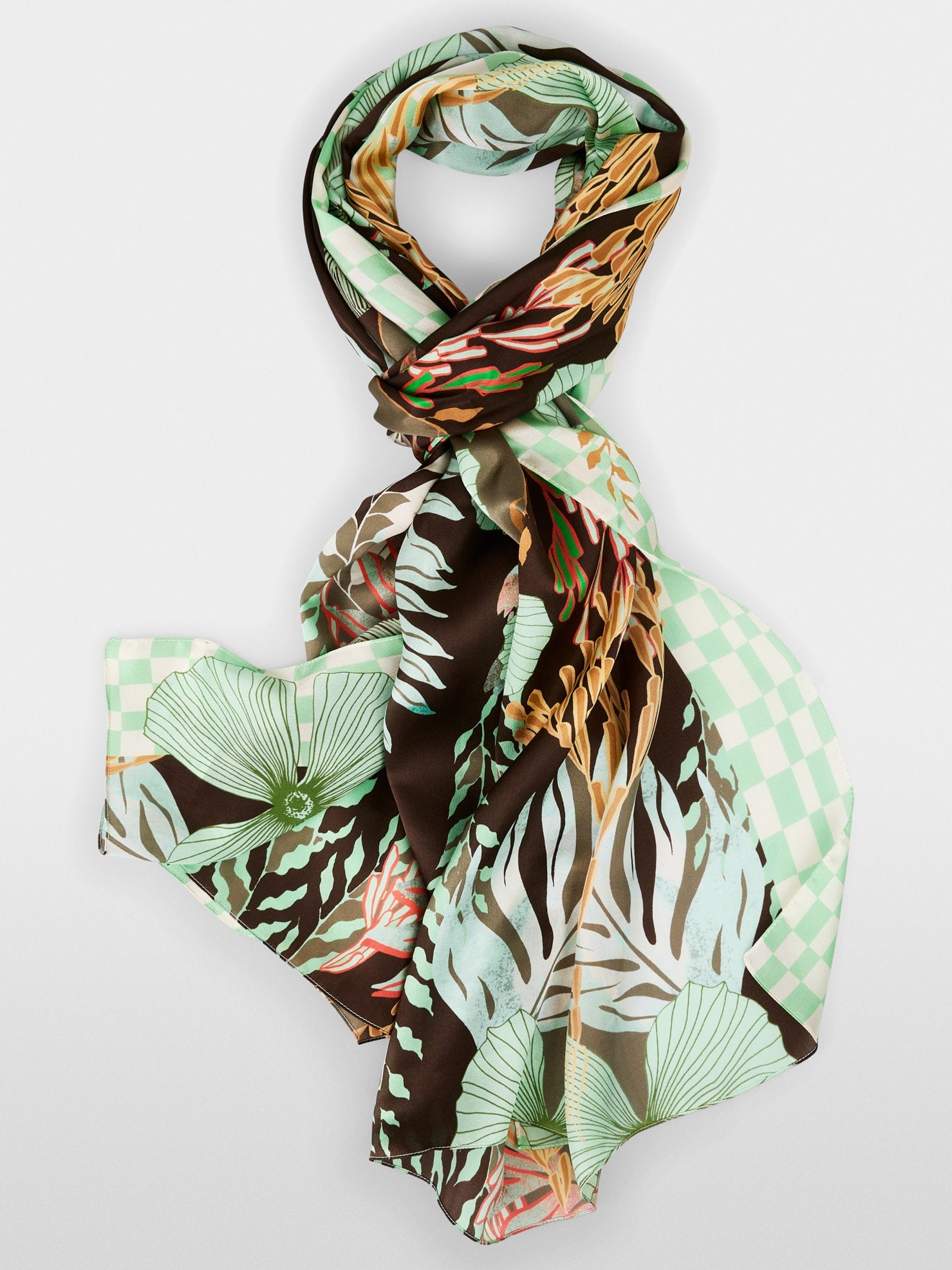 Marc Main_Silk Scarf with Floral Print_ZC B4.15 Z09_699_02