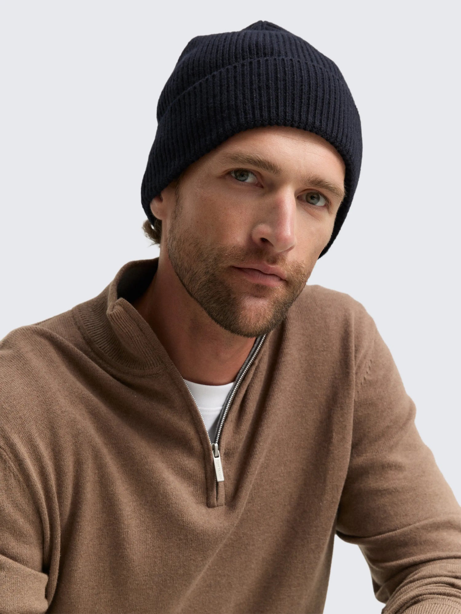 Tom Tailor_0_Beanie Knitted Hat with Wool Content_1048038_13160_01
