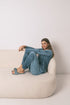Women Secret_Green_Long Green Velvet Pajamas_3592435_22_01