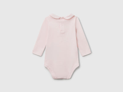 Beneton_Bodysuit with Collar in Cotton_3I9WAB00R_00H_02