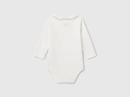 Beneton_Bodysuit with Collar in Cotton_3I9WAB00R_074_02