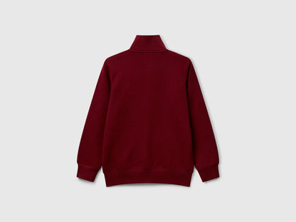 Beneton_Pure Cotton Sweatshirt with Zipper_3J68C501B_129_02