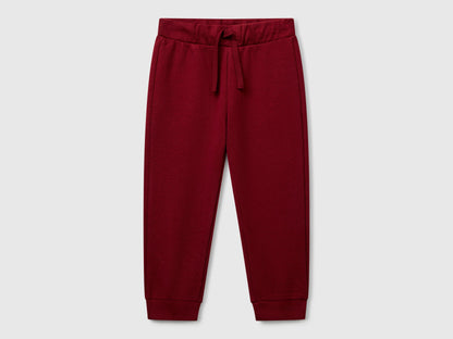 Beneton_Cotton Trousers with Logo_3J70GF010_129_01