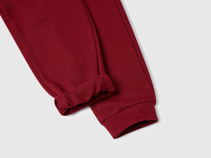 Beneton_Cotton Trousers with Logo_3J70GF010_129_03