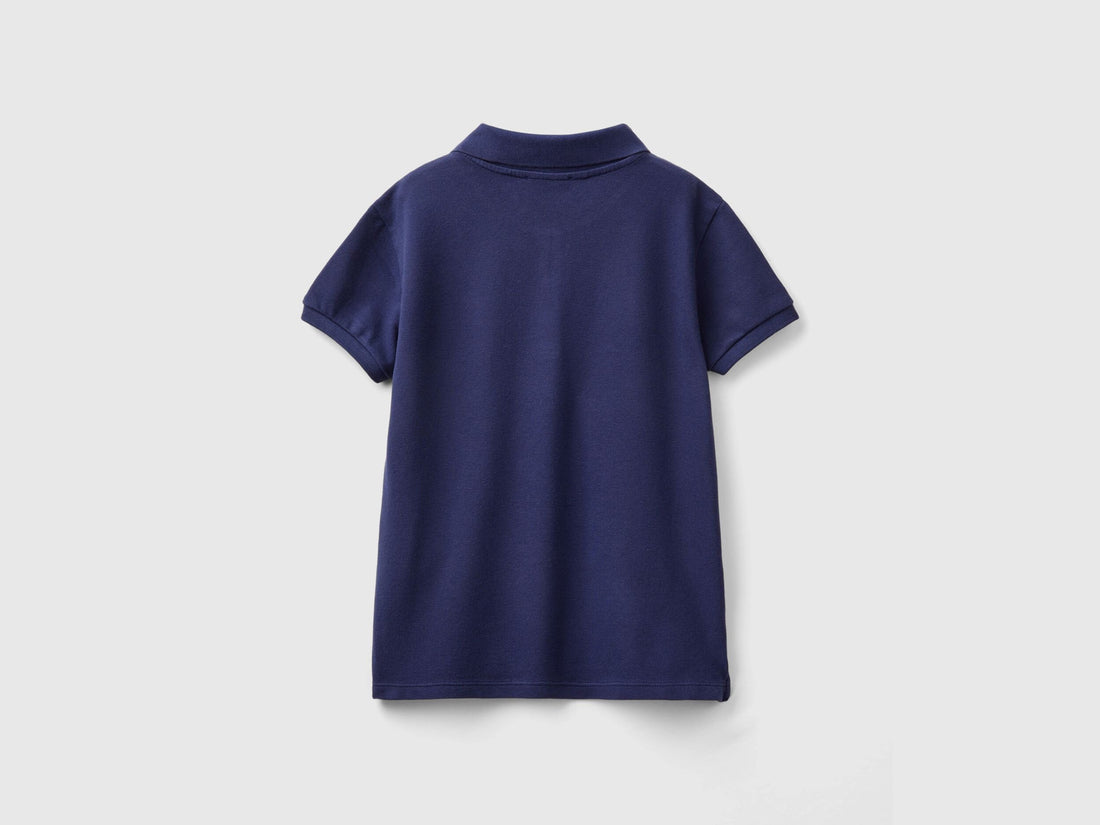 Beneton_Short Sleeve Polo in Cotton_3WG9C300O_252_02