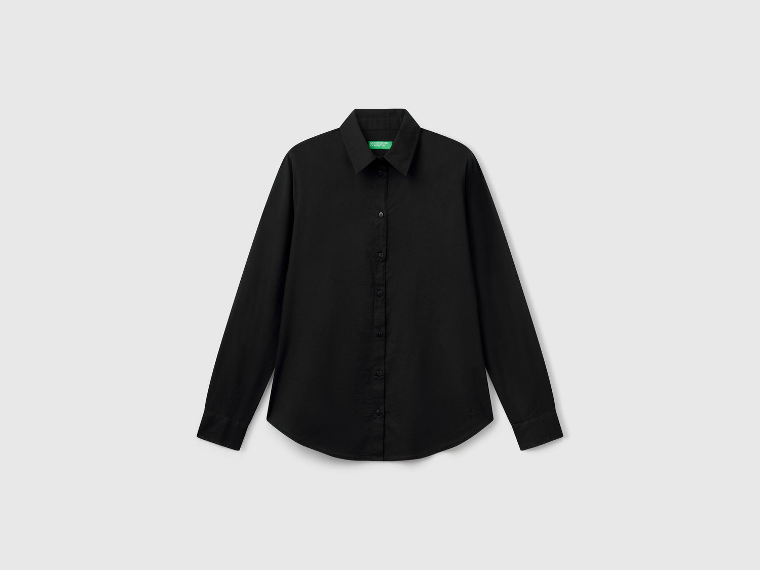 Beneton_Regular Fit Shirt in Light Cotton_5WPQDQ0AX_100_04