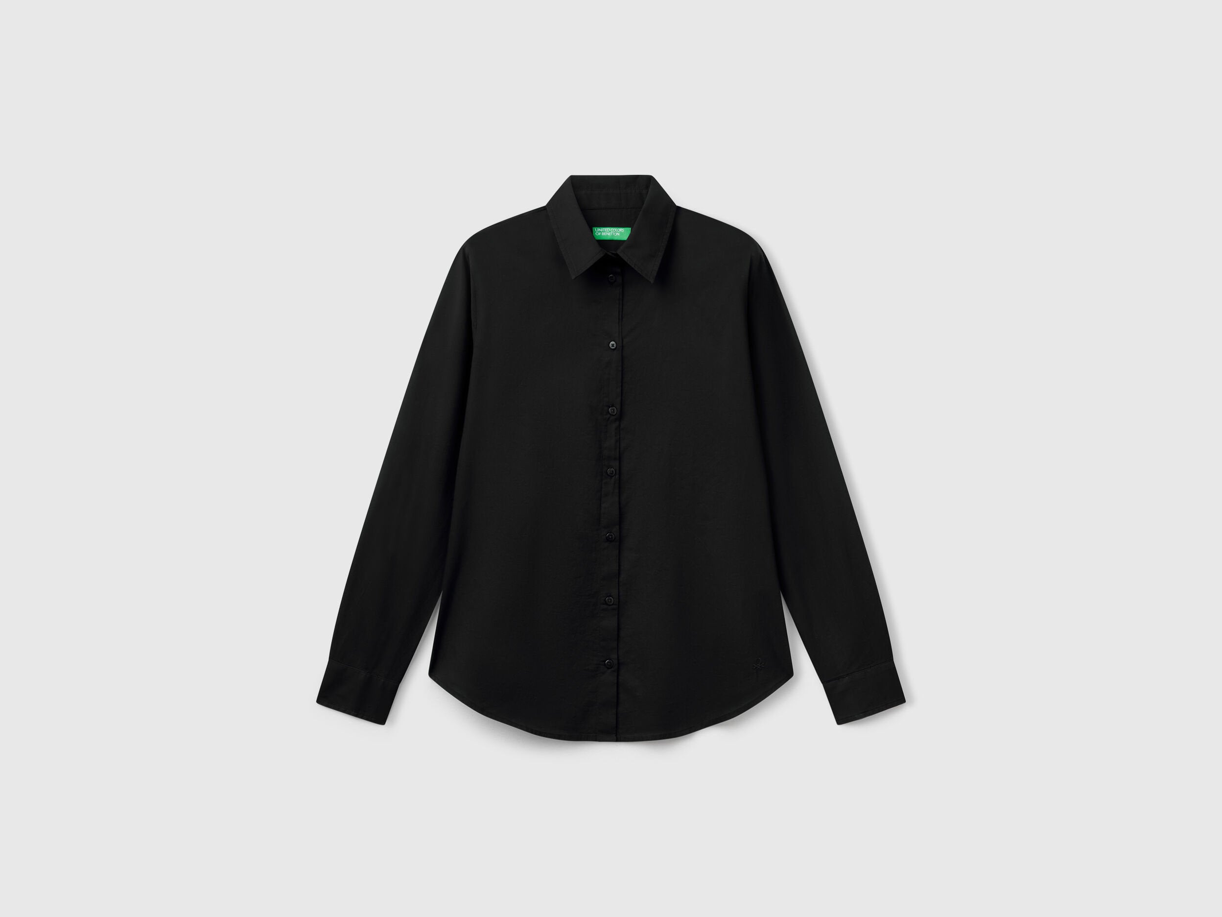 Beneton_Regular Fit Shirt in Light Cotton_5WPQDQ0AX_100_04