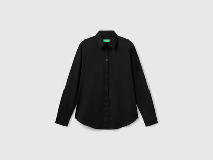 Beneton_Regular Fit Shirt in Light Cotton_5WPQDQ0AX_100_04
