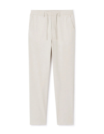 Celio_Ecru_24H Slim Stretch 7/8 Pants_COSMART_ECRU_08