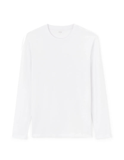 Celio_Optical White_Regular 100% Cotton Long-Sleeved T-Shirt_TEBASEML_OPTICAL WHITE_04